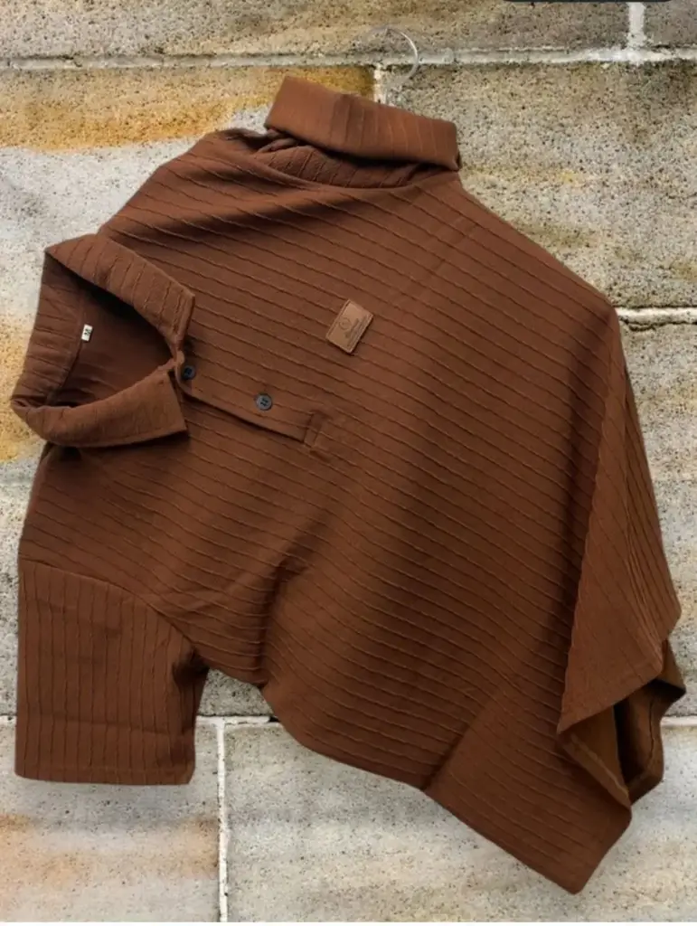 Men’s Premium Textured Polo Shirt