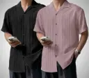 Sleeva Shirt Black-Pink