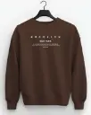 Men’s Brooklyn New York Printed Sweatshirt – Brown